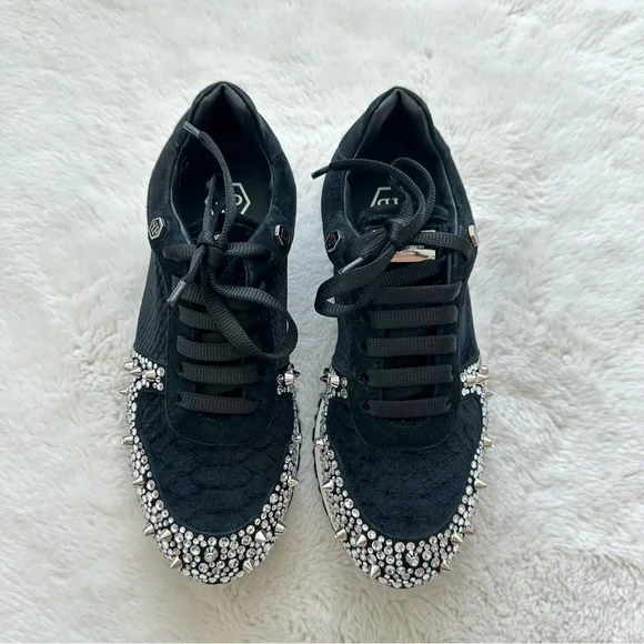NEW!!! Philipp Plein women sneakers size 36 EU Authentic - Picture 3 of 7